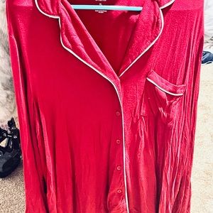 PJ/lounge wear top menswear styling Alfani VTG flowy great drape